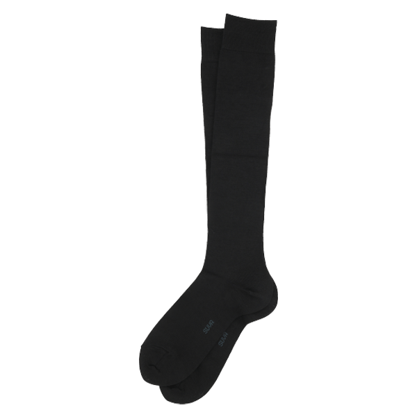 black woolen socks