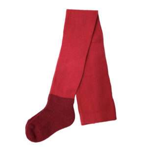 punased puuvillased sukkpüksid tumepunase tallaga